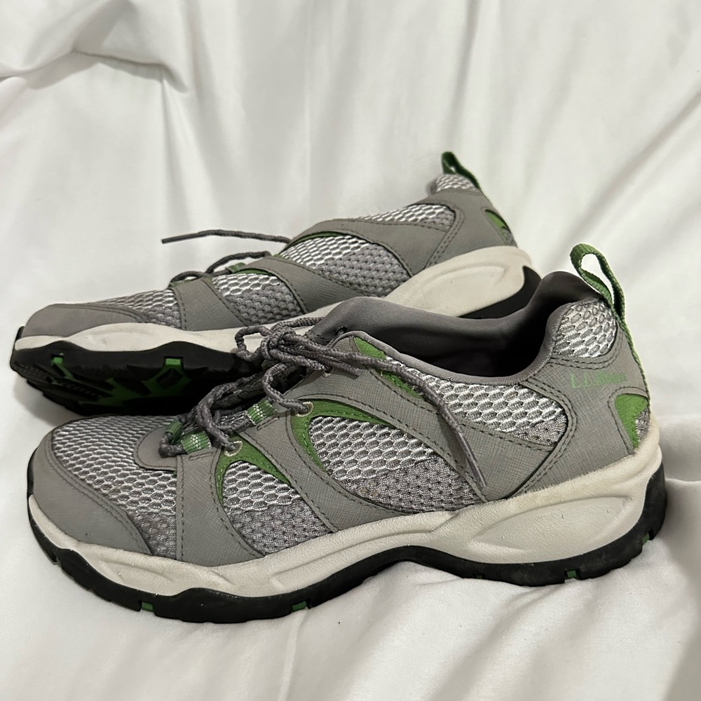 LL Bean Rocky Coast Multi Sport Women’s 8 Gray Low Rise Hiking Boots Trail Shoes